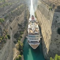 Canal Corinth Greece