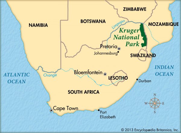 Kruger Map